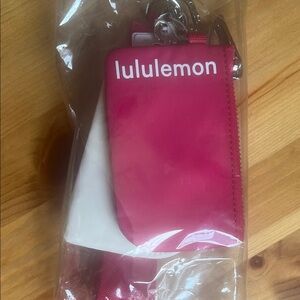 Lululemon Athletica Pink double wallet